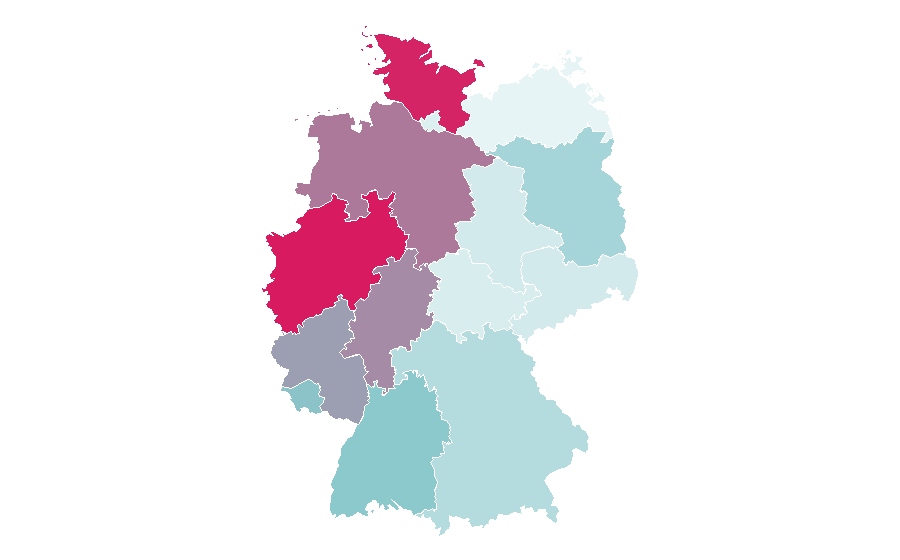 Affinity by region — Riot!, Germany