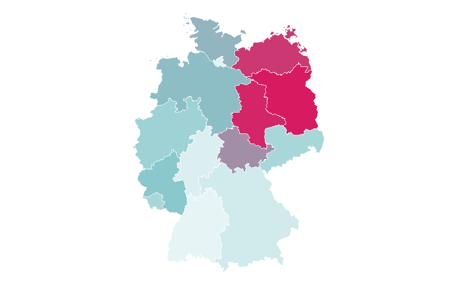 Affinity by region — Rita Wilson, Germany