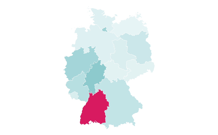 Affinity by region — Rivals, Germany