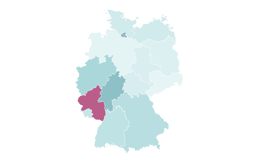 Affinity by region — River cruise, Germany