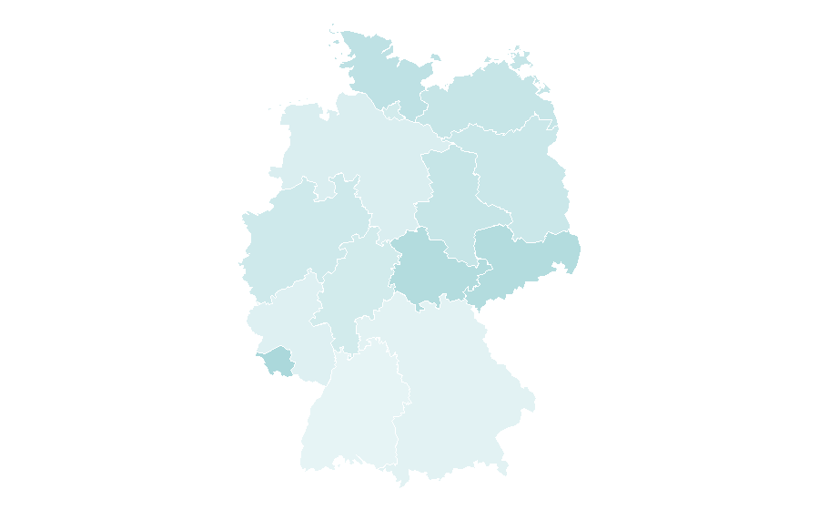 Affinity by region — Road movie, Germany