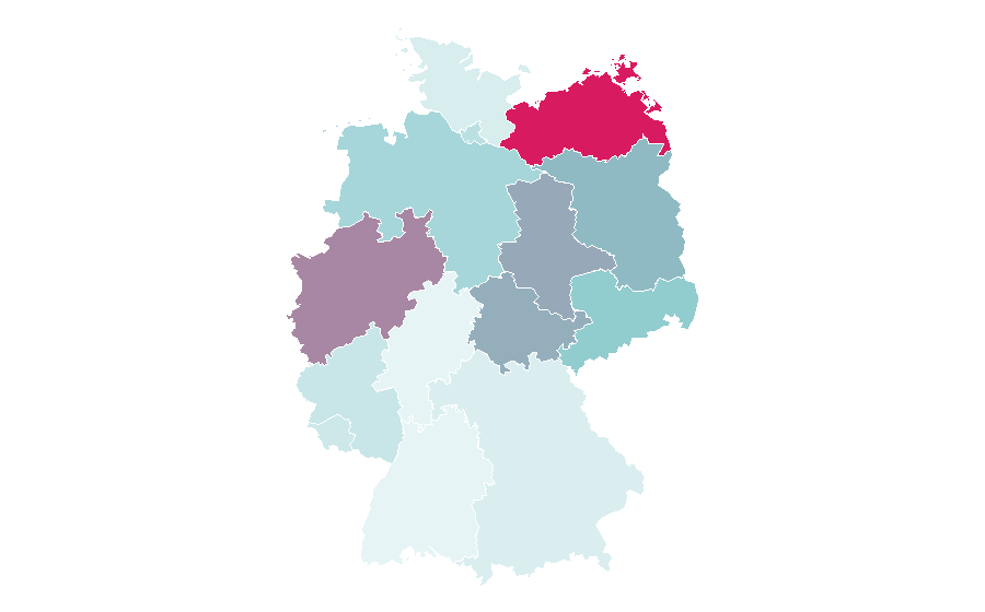 Affinity by region — Road transport, Germany