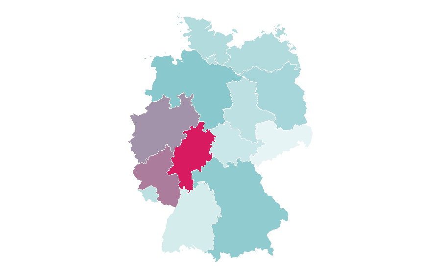 Affinity by region — Roasting, Germany