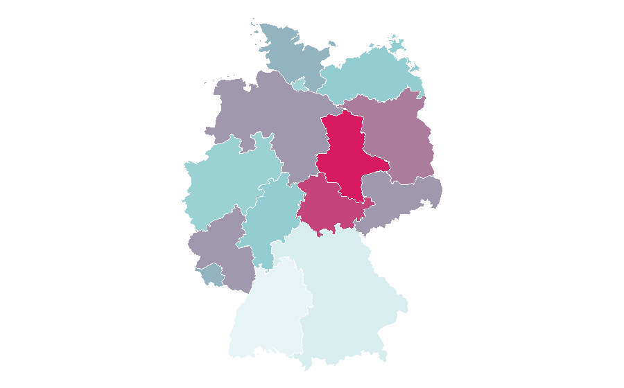 Affinity by region — Robert Duvall, Germany