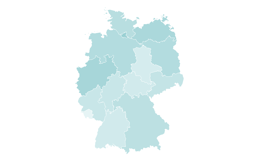 Affinity by region — Robert Pattison, Germany