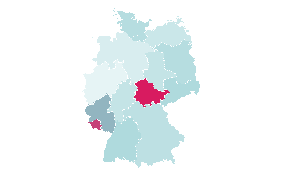 Affinity by region — Robert Plant, Germany