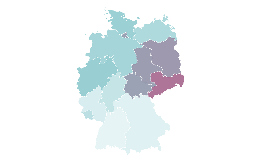 Affinity by region — Robert Smith (musician), Germany