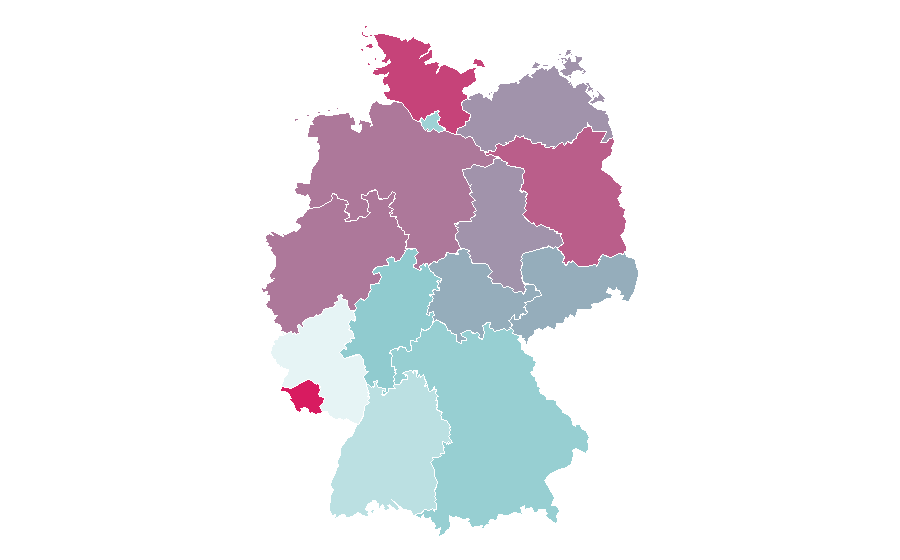 Affinity by region — Robin Wright, Germany