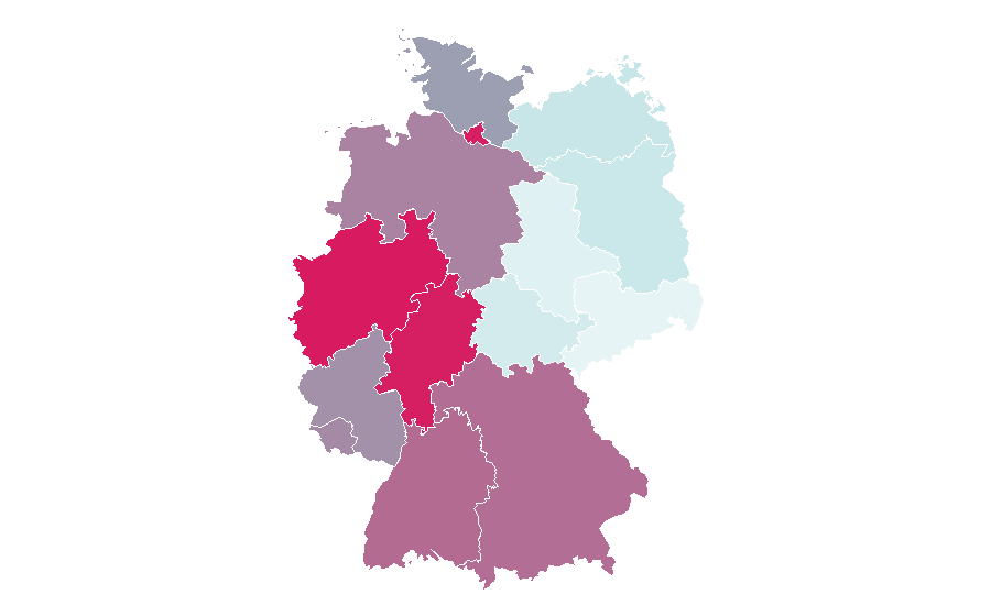 Affinity by region — ROBINSON, Germany