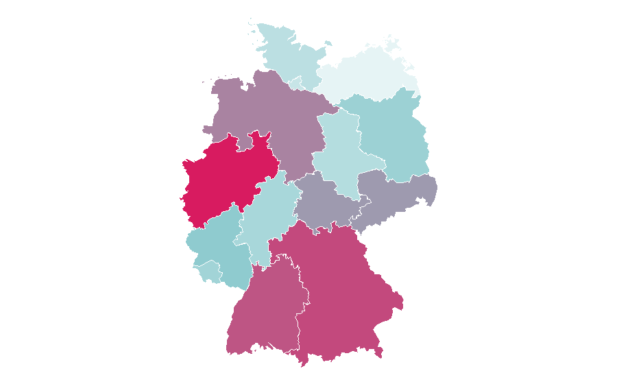 Affinity by region — Robotics, Germany