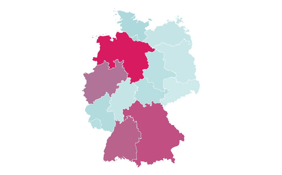 Affinity by region — Rock festival, Germany