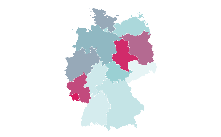 Affinity by region — Rock Hudson, Germany