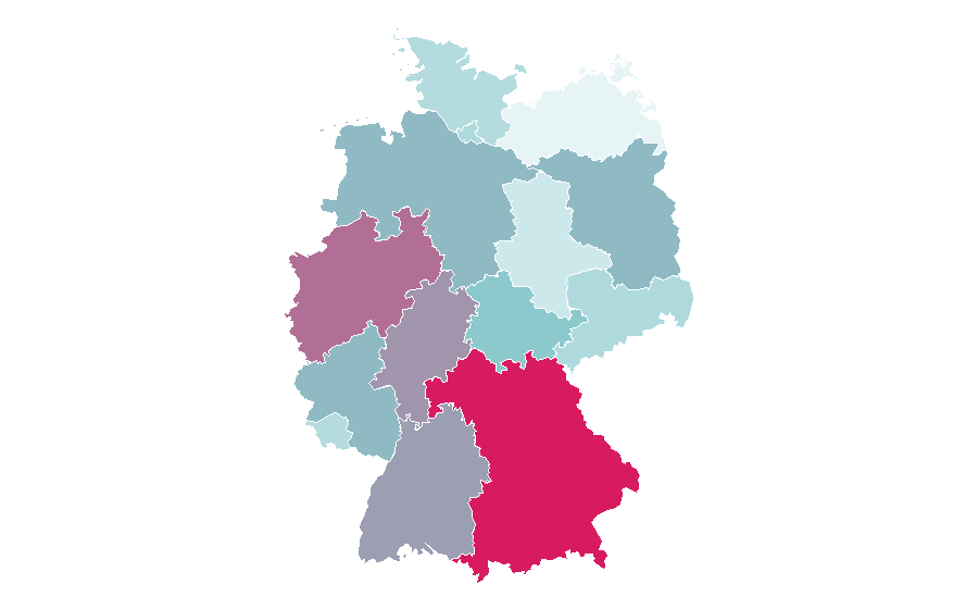 Affinity by region — Rockefeller Center, Germany