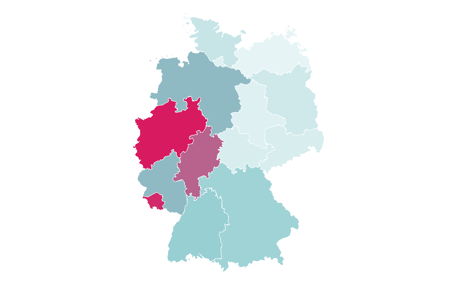 Affinity by region — Rocky, Germany