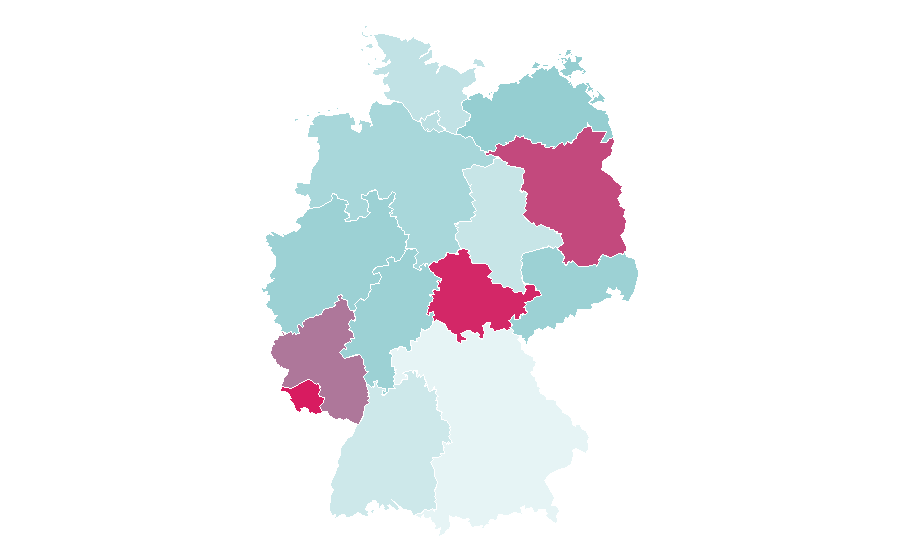 Affinity by region — Rodent, Germany