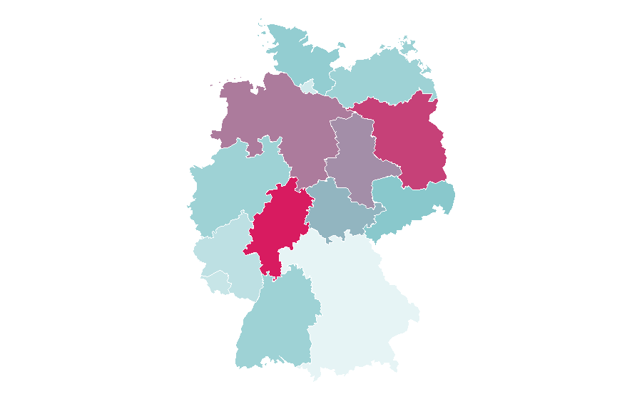 Affinity by region — Role-playing, Germany