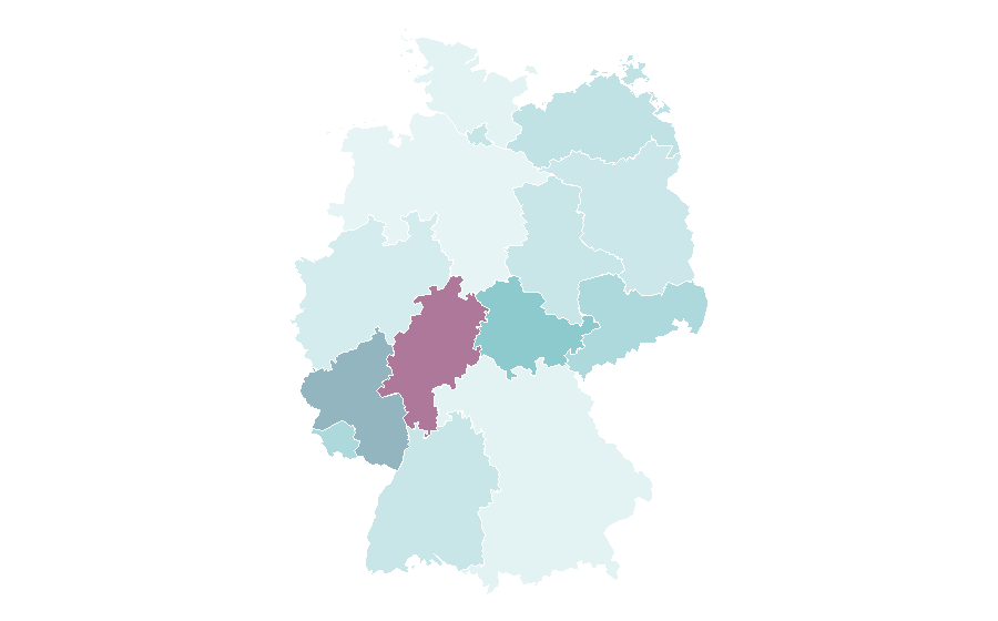 Affinity by region — Roman Republic, Germany