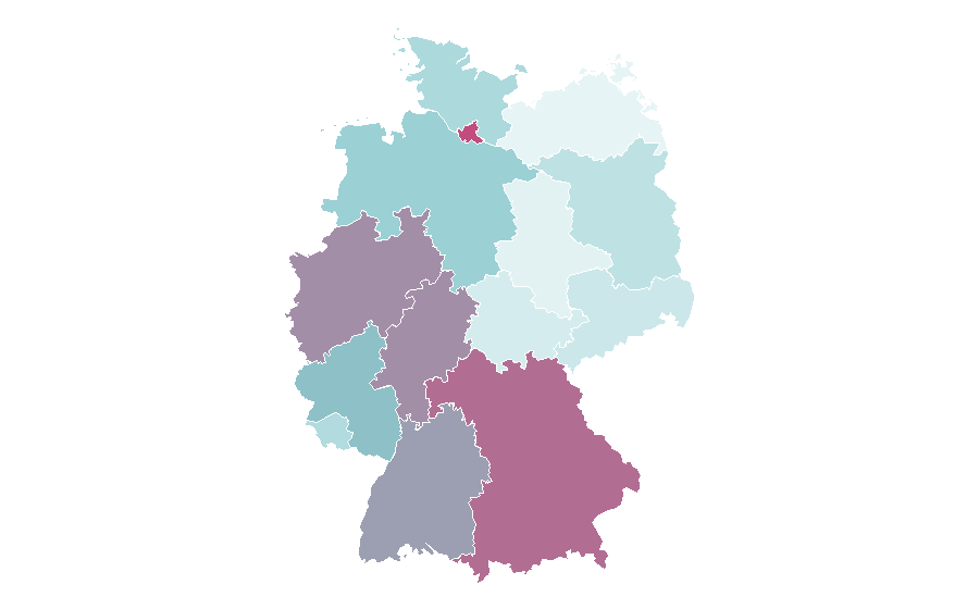 Affinity by region — Romeo Beckham, Germany