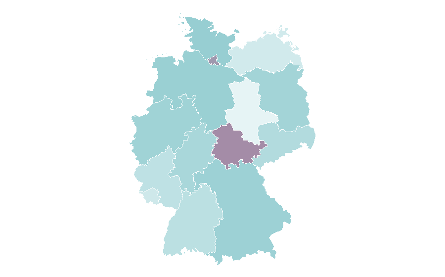 Affinità per regione — Ronzheimer, Germania
