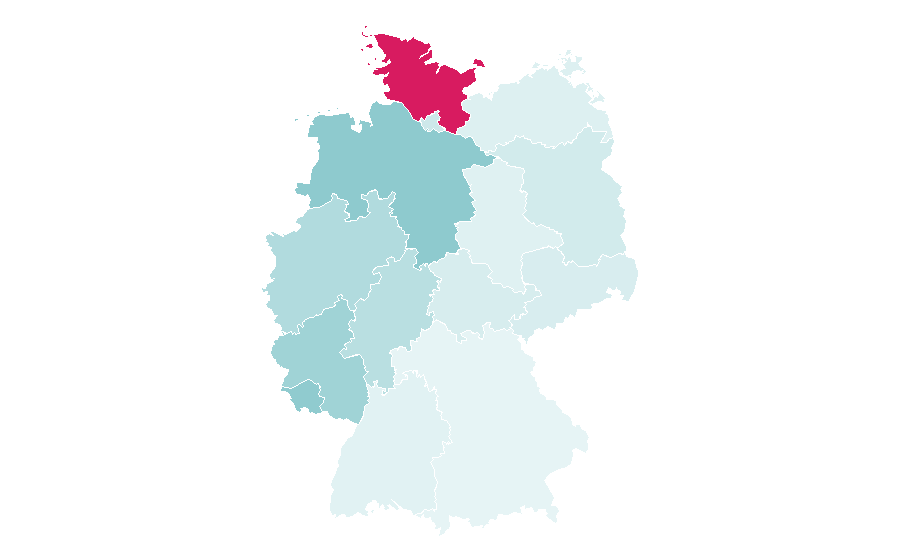 Affinity by region — Roofer, Germany