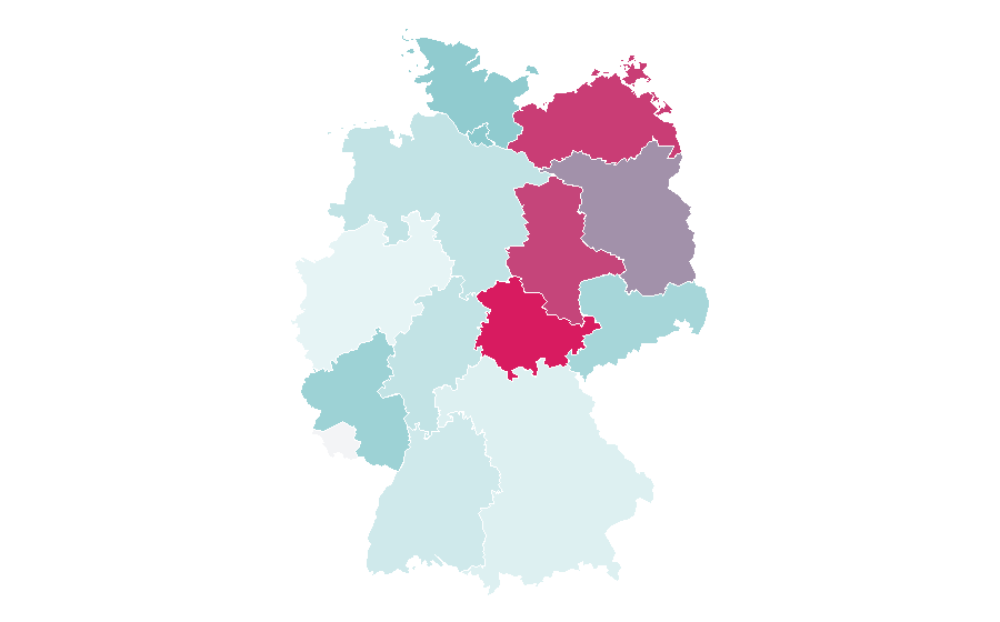 Affinity by region — Rooma, Germany