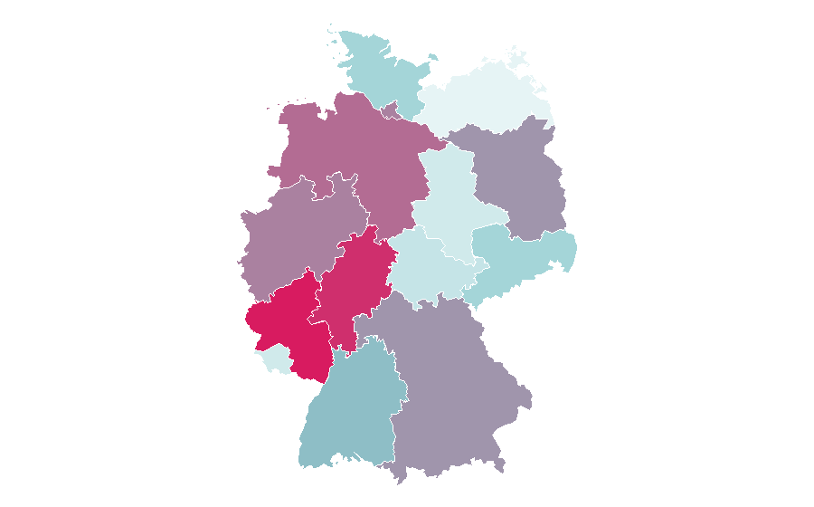 Affinity by region — Roosevelt, Germany