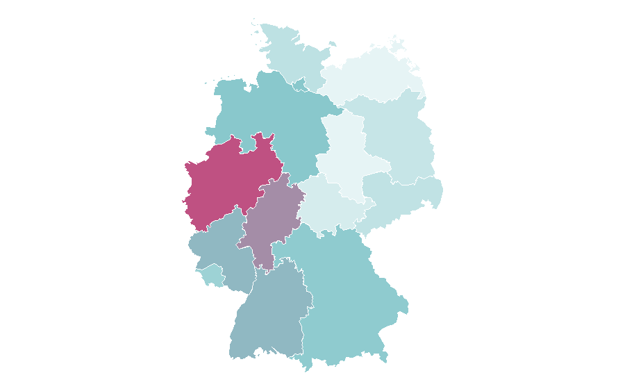 Affinity by region — Rosa Parks, Germany