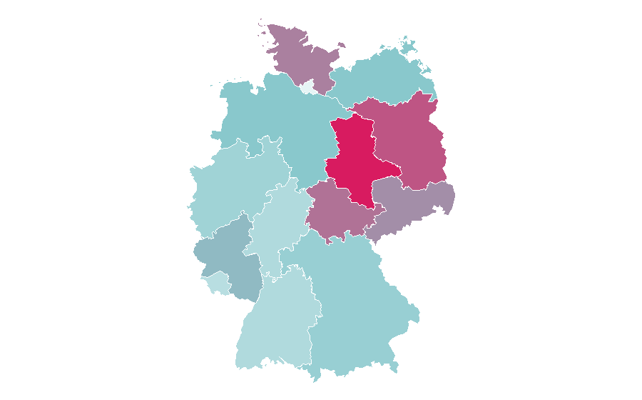 Affinity by region — Rosamund Pike, Germany
