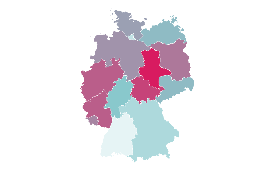 Affinity by region — Rosario Dawson, Germany