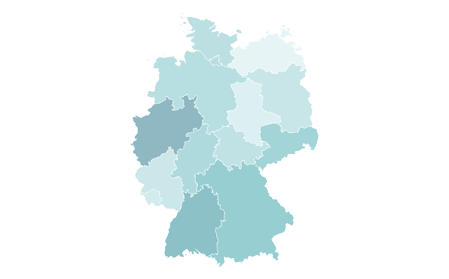 Affinität nach Region — ROSÉ, Deutschland