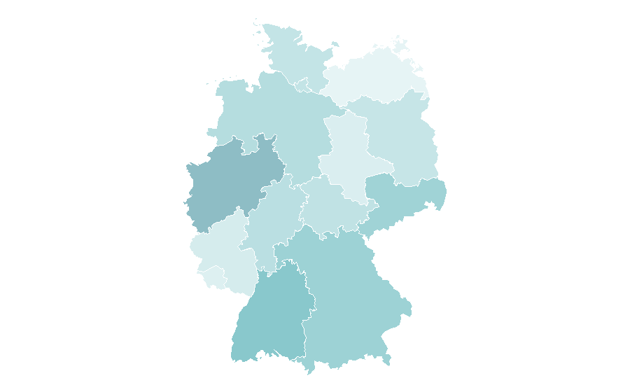 Affinity by region — Rose, Germany