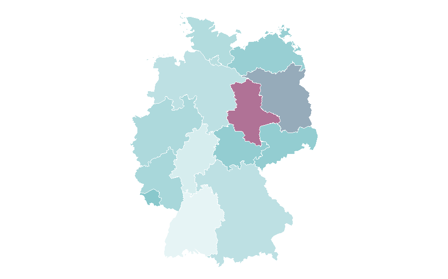 Affinity by region — Rose McGowan, Germany