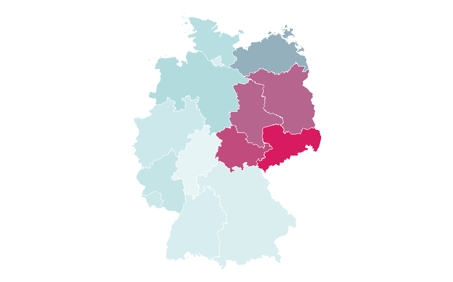 Affinity by region — Rosenstolz, Germany
