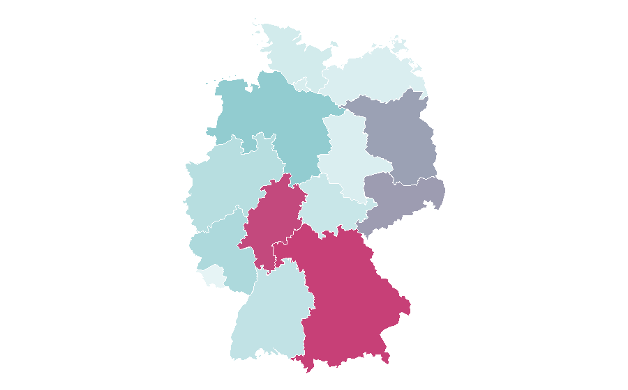 Affinity by region — Rosenthal, Germany