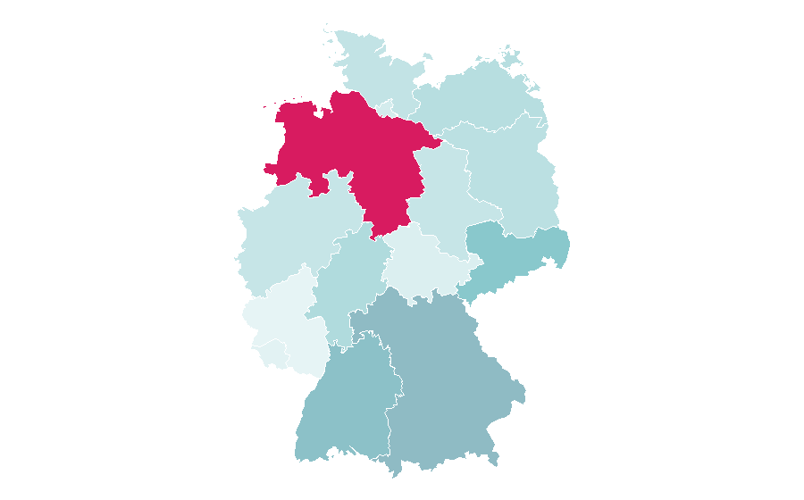 Affinity by region — Rosins Restaurants, Germany