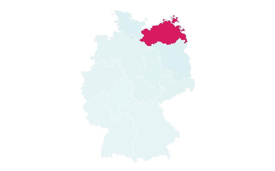 Affinity by region — Rostock, Germany