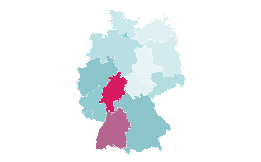 Affinity by region — Rowenta, Germany