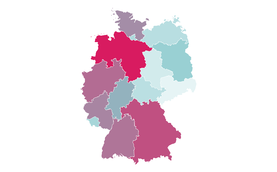 Affinity by region — Royal, Germany