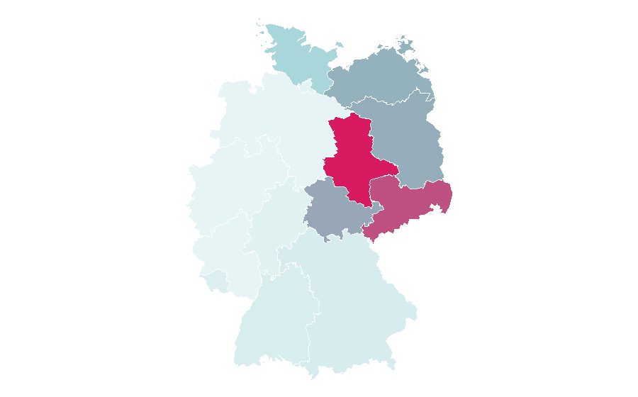 Affinity by region — RT Deutsch, Germany