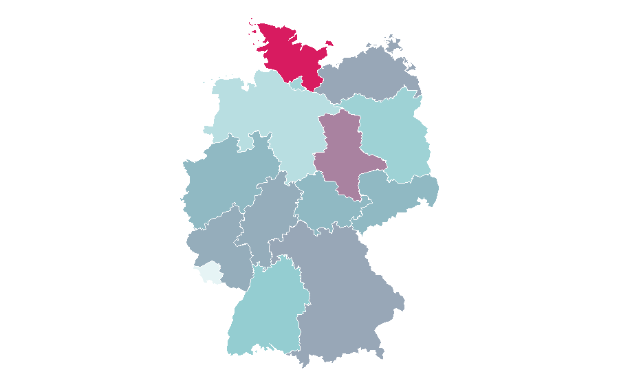 Affinity by region — RTL Exclusiv, Germany