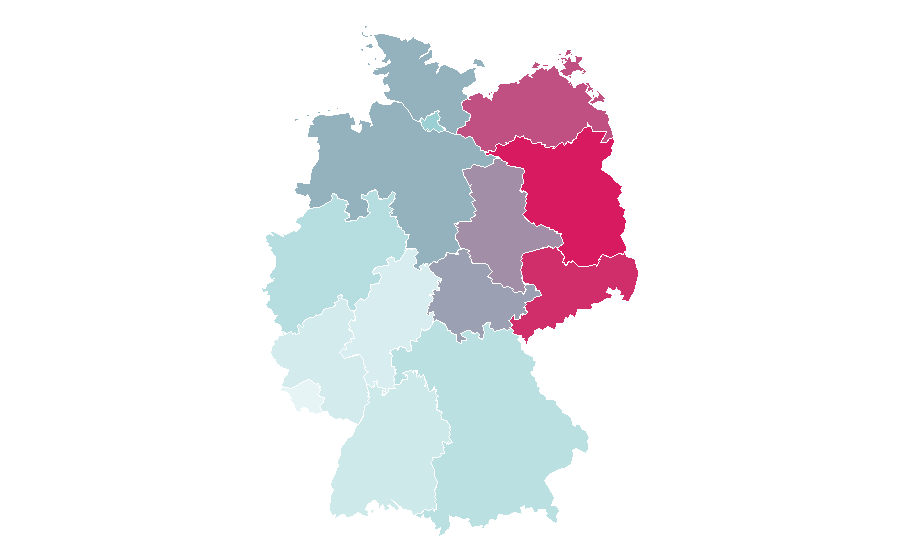 Affinité par région — Ruby O. Fee, Allemagne