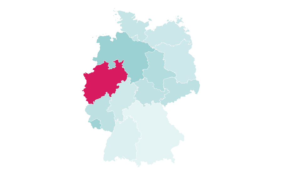 Affinity by region — Rudi Assauer, Germany