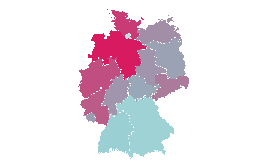 Affinity by region — Rudi Cerne, Germany