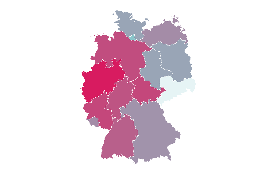 Affinity by region — Rudi Völler, Germany