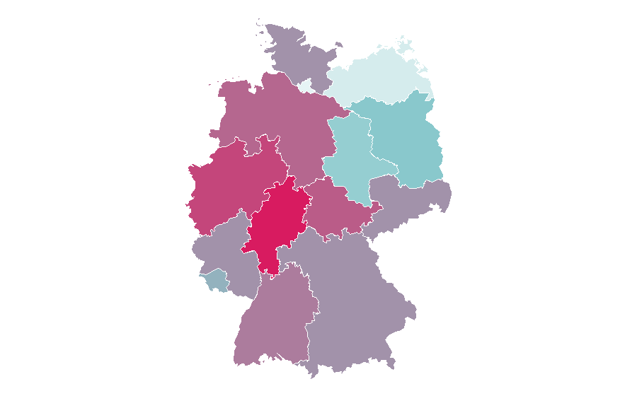 Affinity by region — RÜFÜS, Germany