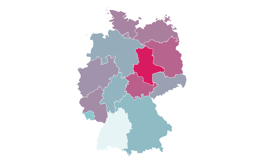 Affinity by region — Rufus Sewell, Germany
