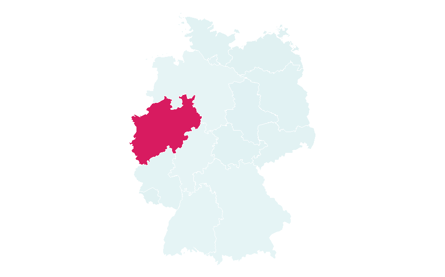 Affinity by region — Ruhr Park, Germany