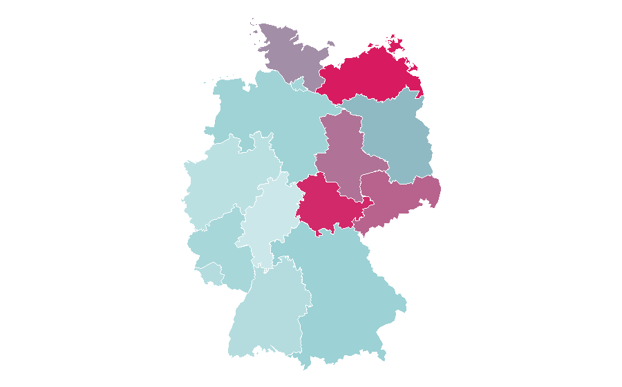 Affinity by region — Runes, Germany