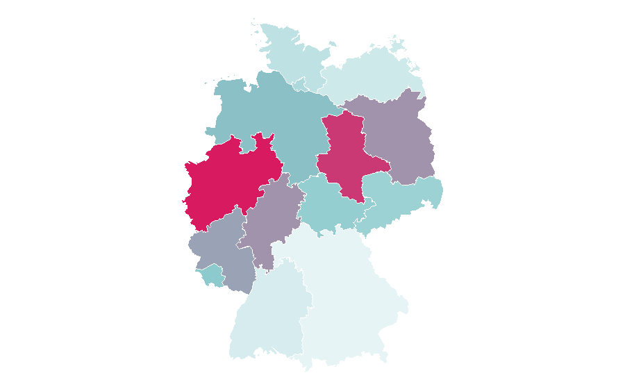 Affinity by region — Running Man (TV series), Germany