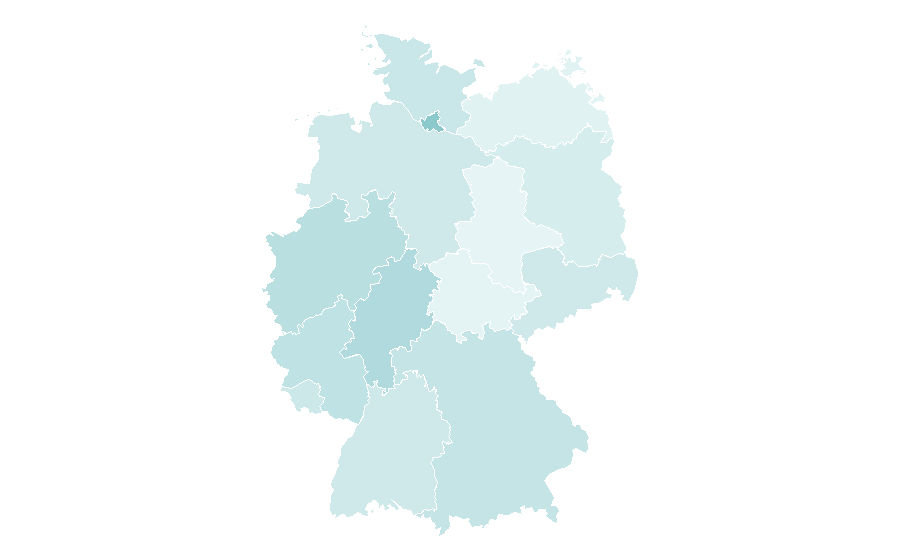 Affinity by region — RuPaul, Germany